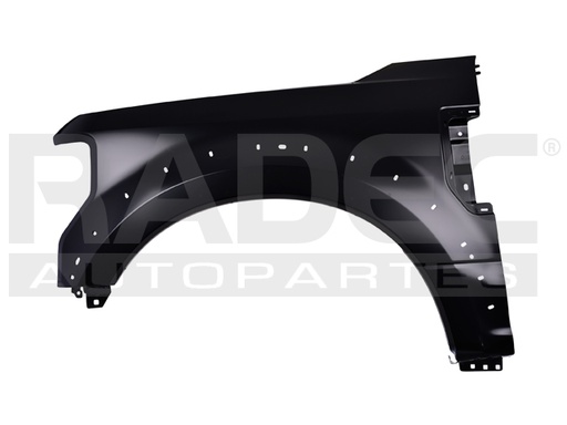 SALPICADERA FD SUPER DUTY 17 C/HOYO P/MOLDURA HD IZQ