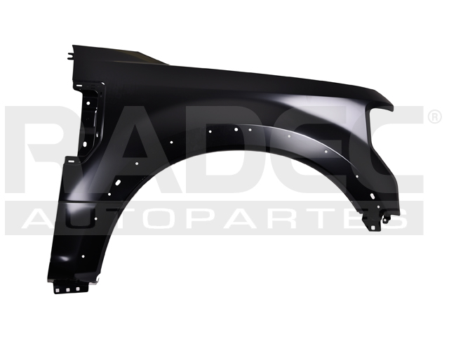 SALPICADERA FD SUPER DUTY 17 C/HOYO P/MOLDURA DER