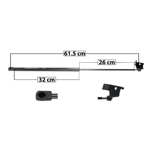 AMORTIGUADOR CAJUELA FD ESCORT ZX2 98-03  61.5 32 26 ENTRADA TIPO 9 ENTRADA 2 TIPO 22 235 52.83 23.96 175 39.34 17.84 SPART 5837 Derecho   