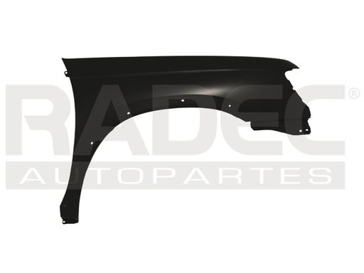 SALPICADERA NS FRONTIER 98-00 C/HOYO P/MOLDURA SE/XE L4/V6 4/6 CILINDROS 2.4/3.3L 2/4 PUERTAS DER