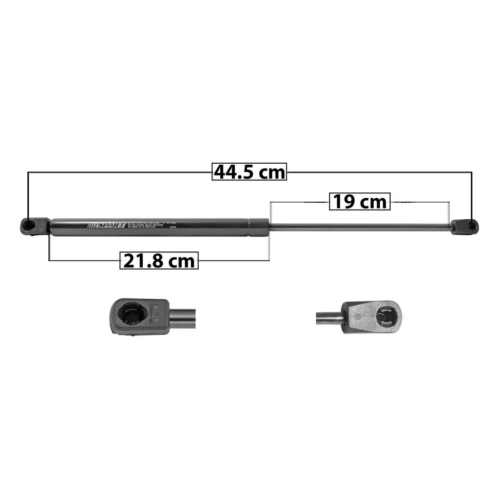 AMORTIGUADOR VIDRIO TRASERO FD EXPLORER  MR MOUNTAINEER 02-03  44.5 21.2 19 ENTRADA TIPO 9 ENTRADA 2 TIPO 18 325 73.44 33.31 265 58.45 26.51 SPART SP-8144 Derecho/Izquierdo   