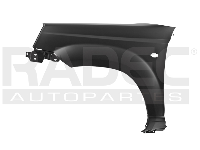 SALPICADERA NS X-TRAIL 02-07 C/HOYO P/CUARTO LE/SE/XE/SLX L4 4 CILINDROS 2.5L 5 PUERTAS IZQ