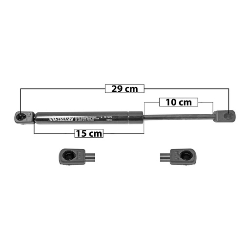 AMORTIGUADOR CAJUELA FD FUSION 2006  CON/SIN SPOILER 29 15 10 ENTRADA TIPO 9 ENTRADA 2 TIPO 9 480 107.91 48.95 420 94.42 42.83 SPART SP-9074 Derecho/Izquierdo   
