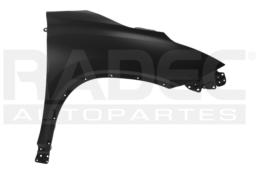 SALPICADERA TY HIGHLANDER 20-22 C/HOYO P/MOLDURA LE/XLE/LIMITED BR/LIMITED PR V6 6 CILINDROS 3.5L 5 PUERTAS DER
