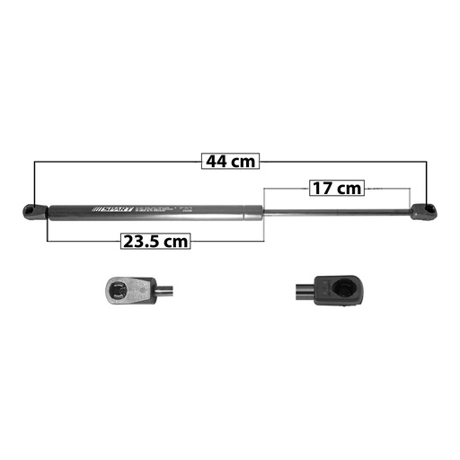 AMORTIGUADOR COFRE FD SUPER DUTY 99-06/F-350 97-03  44 23.5 17 ENTRADA TIPO 18 ENTRADA 2 TIPO 9 460 103.41 46.91 400 89.92 40.79 SPART 8173 Derecho/Izquierdo   