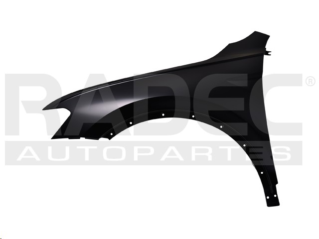 SALPICADERA VW TIGUAN 18-21 C/HOYO P/MOLDURA R-LINE/COMFORTLINE/HIGHLINE/TRENDLINE L4 4 CILINDROS 1.4/2.0L 5 PUERTAS IZQ