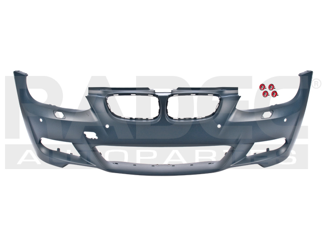FASCIA DELANTERA BW SERIE 3 07-10 2 PUERTAS C/HOYO P/SENSOR P/PINTAR