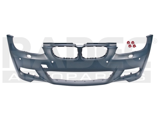 FASCIA DELANTERA BW SERIE 3 07-10 2 PUERTAS C/HOYO P/SENSOR P/PINTAR