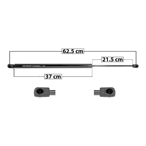 AMORTIGUADOR 5TA PUERTA HD CR-V 07-11  62.5 37 21.5 ENTRADA TIPO 9 ENTRADA 2 TIPO 9 480 107.91 48.95 540 121.4 55.07 SPART 5826 Derecho/Izquierdo   