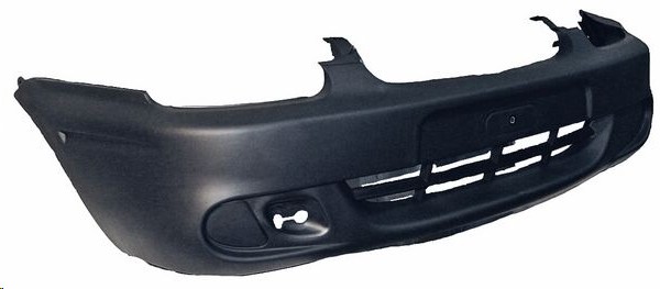 FASCIA DELANTERA CV CHEVY 01-03 CORRUGADA S/HOYO P/FARO DE NIEBLA