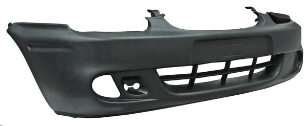FASCIA DELANTERA CV CHEVY 01-03 CORRUGADA C/HOYO P/FARO DE NIEBLA