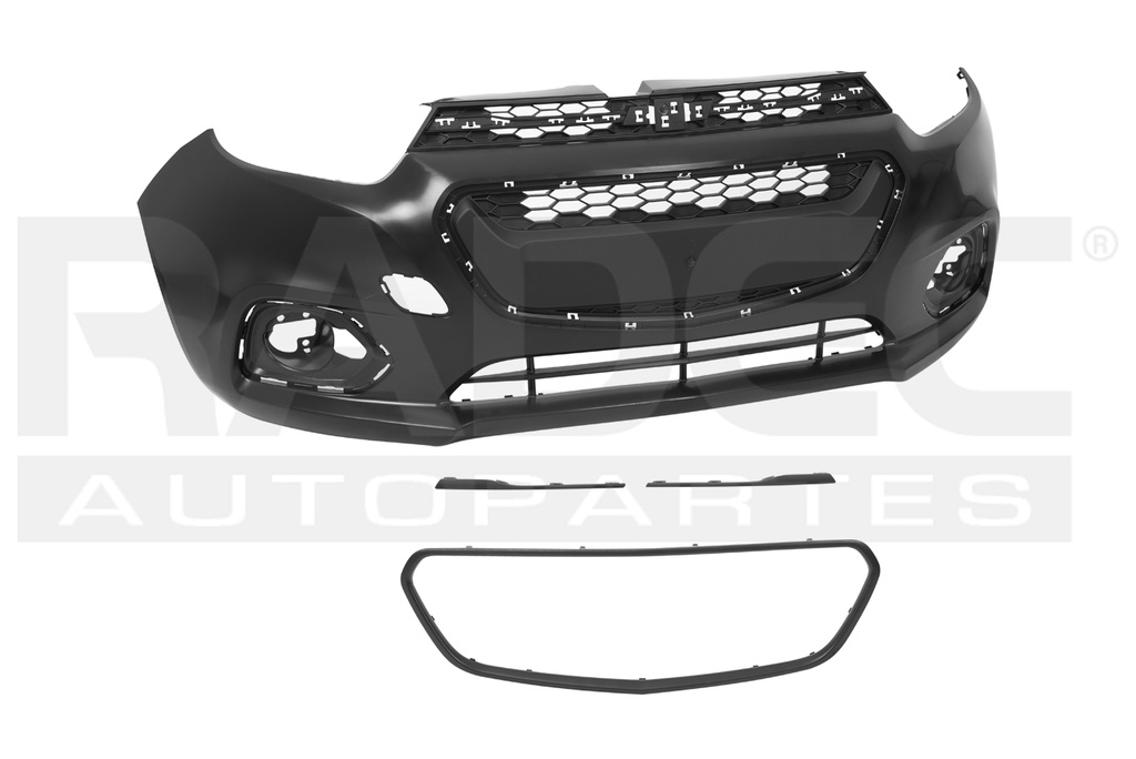 FASCIA DELANTERA CV BEAT 18-21 C/MOLDURA NEGRA P/PINTAR LS/LT/LTZ L4 4 CILINDROS 1.2L 4/5 PUERTAS