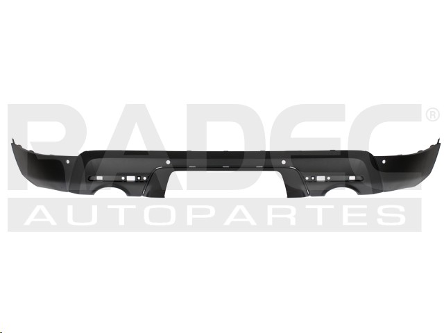 FASCIA TRASERA FD EXPLORER 11-15 INFERIOR CORRUGADA C/HOYO P/SENSOR C/HOYO P/REMOLQUE