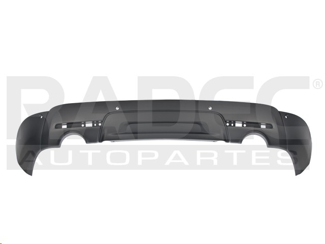 FASCIA TRASERA FD EXPLORER 11-15 INFERIOR CORRUGADA C/HOYO P/SENSOR