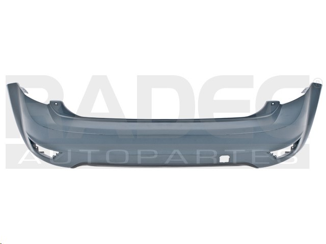 FASCIA TRASERA FD FOCUS 09-11 P/PINTAR S/HOYO P/SENSOR AMBIENTE/SPORT L4 4 CILINDROS 2.0 L 3 PUERTAS INFERIOR CORRUGADA