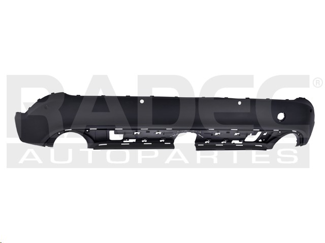 FASCIA TRASERA FD EDGE INFERIOR 15-18 CORRUGADA C/HOYO P/SENSOR C/HOYO P/TIRON C/HOYO P/GANCHO
