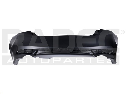 FASCIA TRASERA HD ACCORD 16-17 S/HOYO P/SENSOR P/DOBLE ESCAPE P/PINTAR SPORT L4 4 CILINDROS 2.4L 4 PUERTAS