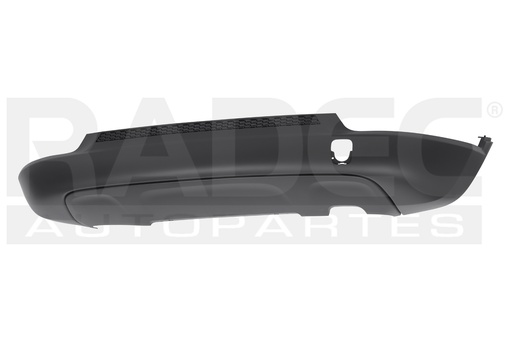 FASCIA TRASERA JP COMPASS 18-22 INFERIOR S/HOYO P/SENSOR S/HOYO P/GANCHO CORRUGADA 4X2/LATITUDE/LIMITED/LIMITED PREMIUM L4 4 CILINDROS 2.4L 5 PUERTAS