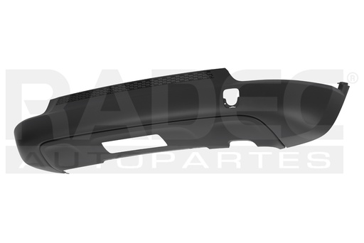 FASCIA TRASERA JP COMPASS 18-22 INFERIOR C/SPOYLER S/HOYO P/SENSOR C/HOYO P/GANCHO CORRUGADA 4X2/LATITUDE/LIMITED/LIMITED PREMIUM L4 4 CILINDROS 2.4L 5 PUERTAS