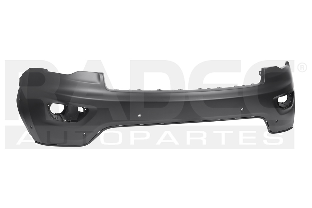 FASCIA DELANTERA JP GRAND CHEROKEE 17-22 C/HOYO P/6 SENSORES P/PINTAR LIMITED/OVERLAND/SUMMIT/TRAILHAWK/LAREDO/4X2/4X4 V6/V8 6/8 CILINDROS 3.0/3.6/5.7L 5 PUERTAS