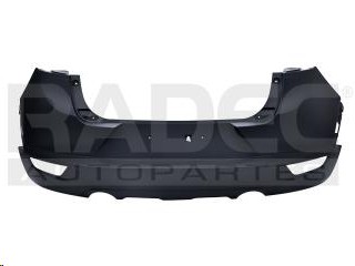 FASCIA TRASERA MZ CX3 16-23 S/HOYO P/SENSOR PARTE SUPERIOR P/PINTAR PARTE INFERIOR CORRUGADA I/I SPORT/I GRAND TOURING L4 4 CILINDROS 2.0L 5 PUERTAS