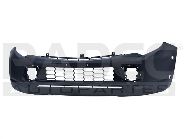 FASCIA DELANTERA MT L200 16-19 P/PINTAR C/PARRILLA C/SPOYLER C/HOYO P/MOLDURA