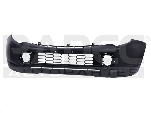 FASCIA DELANTERA MT L200 16-19 P/PINTAR C/PARRILLA C/SPOYLER S/HOYO P/MOLDURA