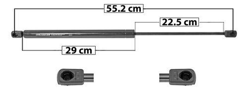 AMORTIGUADOR 5TA PUERTA NS QUEST 99-02  55.2 29 22.5 ENTRADA TIPO 9 ENTRADA 2 TIPO 9 570 128.14 58.12 630 141.63 64.24 SPART SP-6745 Derecho/Izquierdo   