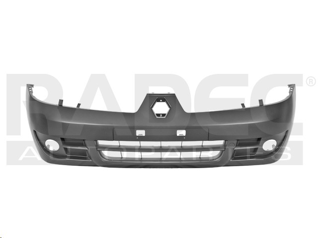 FASCIA DELANTERA RN CLIO 07-10 COMPLETA C/REJILLAS C/HOYO P/FARO P/PINTAR COMFORT/ENERGY/EXPRESSION L4 4 CILINDROS 1.6L 5 PUERTAS