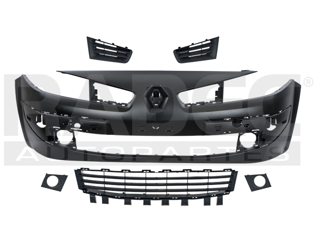 FASCIA DELANTERA RN MEGANE II 07-08 P/PINTAR C/REJILLA