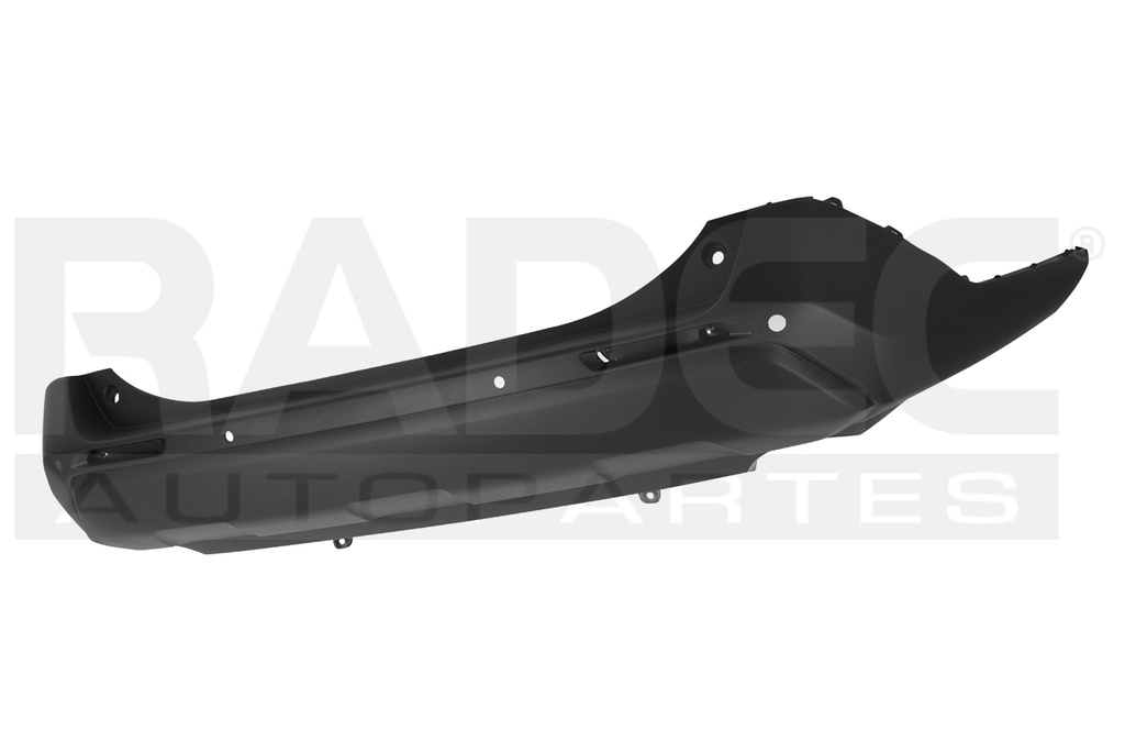 FASCIA TRASERA TY RAV 4 19-23 INFERIOR CORRUGADA C/HOYO P/SENSOR LE/XLE L4 4 CILINDROS 2.5L 5 PUERTAS