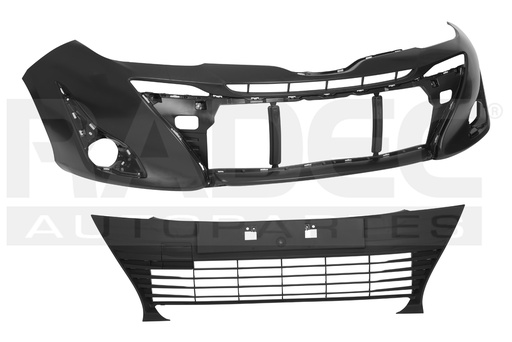 FASCIA DELANTERA TY YARIS 18-20 C/REJILLA CENTRAL P/PINTAR CORE L4 4 CILINDROS 1.5L 4 PUERTAS