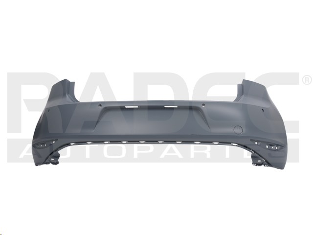 FASCIA TRASERA VW GOLF 15-17 C/HOYO P/SENSOR