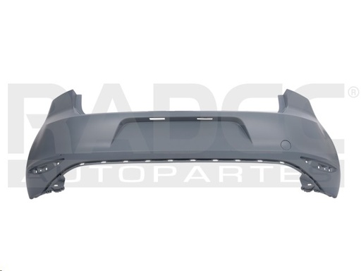 FASCIA TRASERA VW GOLF 15-17 S/HOYO P/SENSOR