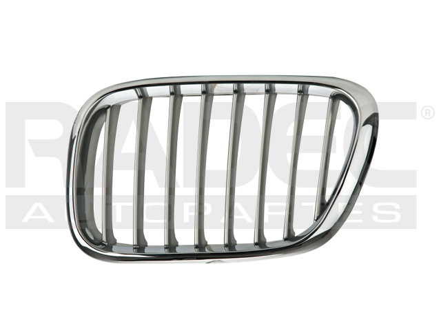 PARRILLA BW X5 00-04 CROMADA IZQ