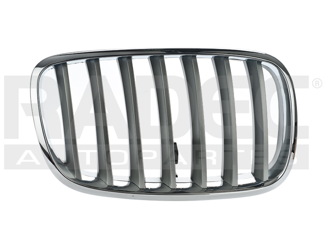 PARRILLA BW X5 07-10 CROMADA GRIS DER