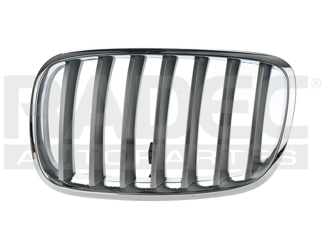 PARRILLA BW X5 07-10 CROMADA GRIS IZQ