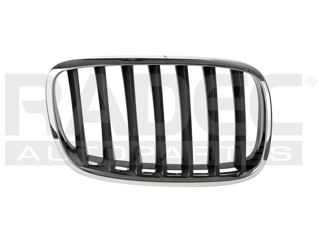 PARRILLA BW X5 07-10 CROMADA NEGRO DER