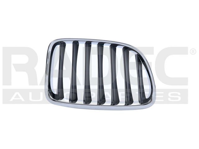 PARRILLA BW X1 13-15 NEGRA F/CROMADO DER