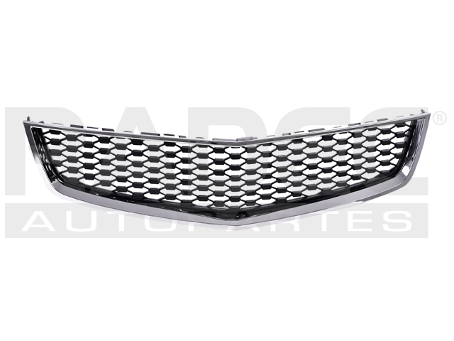 PARRILLA CV EQUINOX INFERIOR 10-15 NEGRA C/MOLDURA CROMADA L/LTZ/LS/LT