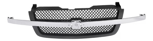 PARRILLA CV SILVERADO 03-07 LINEA ANTERIOR MARCO P/PINTAR C/MOLDURA CROMADA 1500/2500/Z71 V8 8 CILINDROS 4.8/5.3/5.7L 2/4 PUERTAS