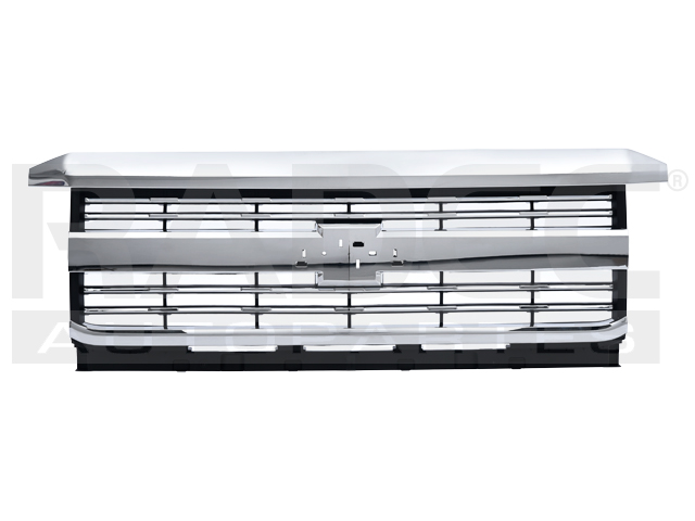 PARRILLA CV SILVERADO 16-18 CROMADA 3500 HD V8 8 CILINDROS 6.0L 2 PUERTAS