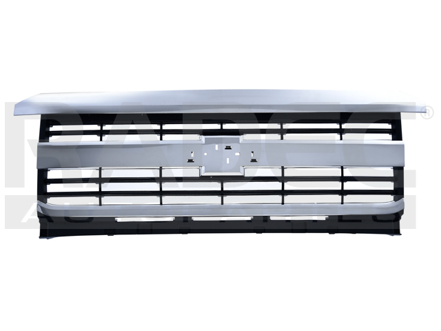 PARRILLA CV SILVERADO 16-18 CROMADA C/LINEAS NEGRAS 2500/LTZ/Z71 V8 8 CILINDROS 5.3L 2/4 PUERTAS