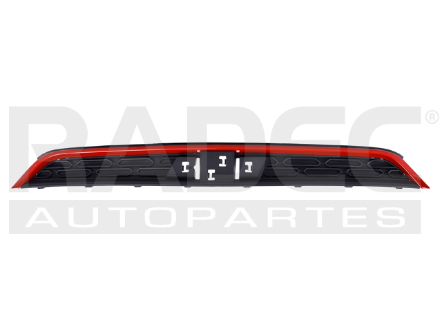 PARRILLA CV SPARK 16-18 GRIS C/MOLDURA ROJA LT