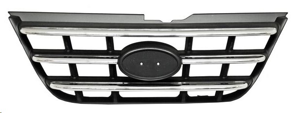 PARRILLA DG ATOS 05-12 LINEAS CROMADA