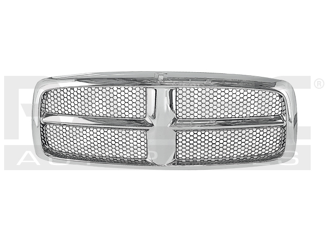 PARRILLA DG RAM 02-04 COMPLETA CROMADA C/PANAL NEGRO