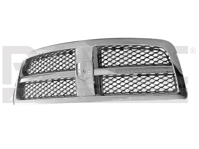 PARRILLA DG RAM 09-13 CROMADA PANAL 1500 NEGRO