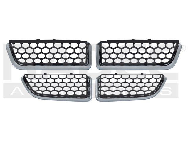 PARRILLA DG STRATUS 04-06 C/MOLD CROMADA 4 PIEZAS