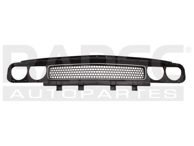 PARRILLA DG CHALLENGER 08-14 NEGRA MATE