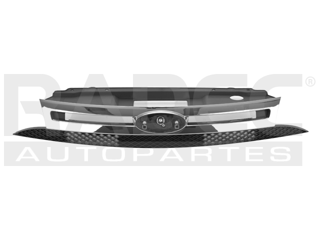 PARRILLA FD FOCUS 08-11 C/MOLDURA CROMADA USA